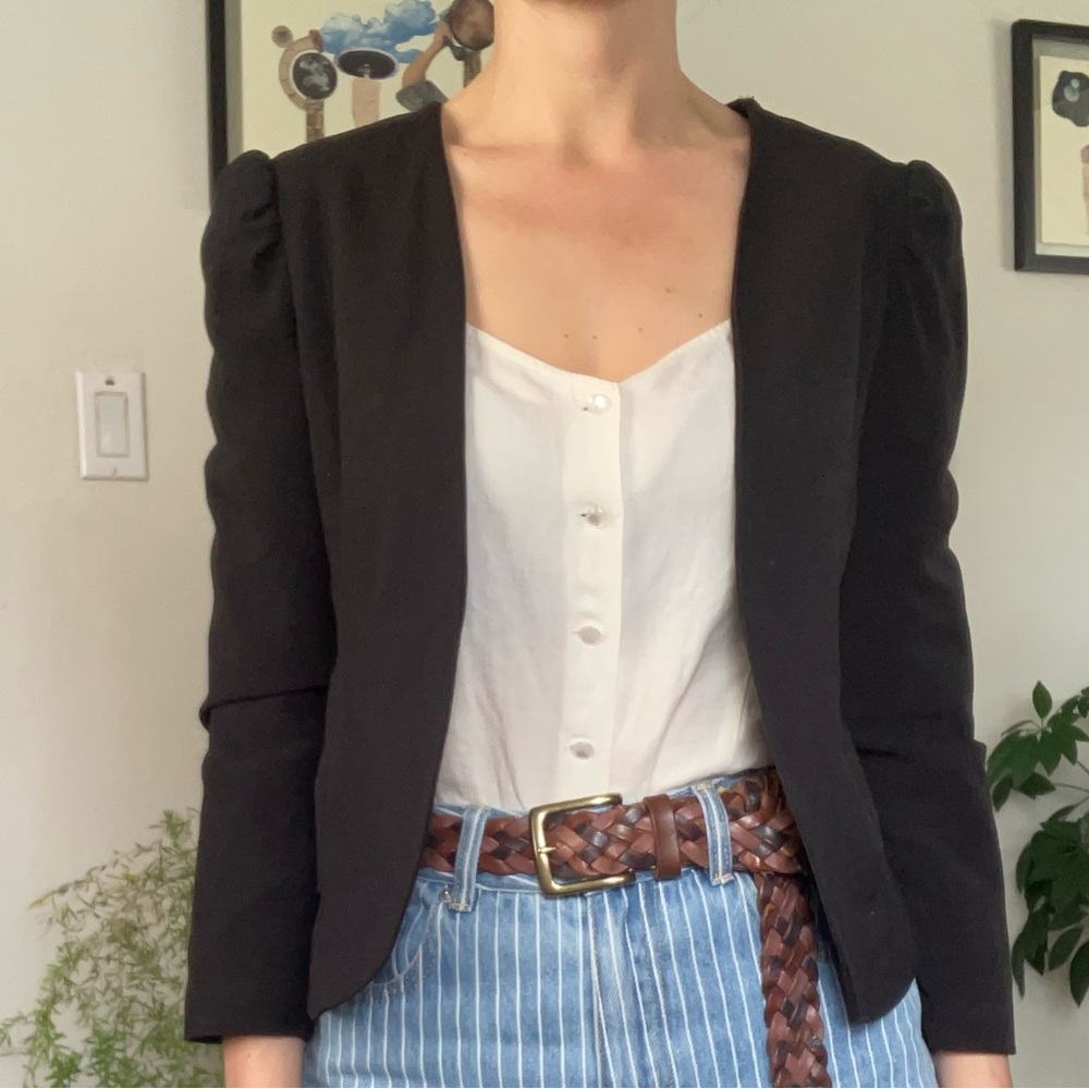 Urban Outfitters Pins and Needles Black Blazer – Size S - Picture 5 of 5